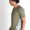 triene men's experimental wear olive green tees - Image 2