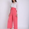 Triene women's pink cotton blend pant - Image 3